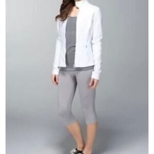Lululemon Awakening Crop Grey Leggings Size 4